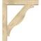Ekena Millwork Funston Block Rough Sawn Bracket w/ Offset Brace, Douglas Fir, 6"W x 32"D x 36"H BKT0604X32X36FST05RDF - alternate 2